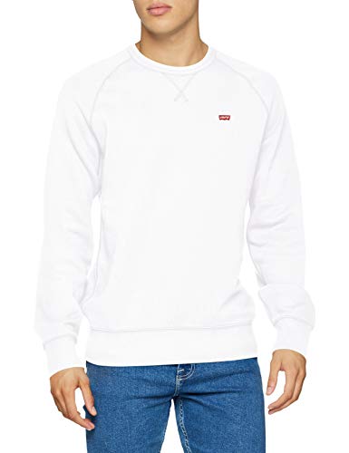 Levi's Original Hm Icon Crew Sudadera, Blanco (White + 0014), Small para Hombre