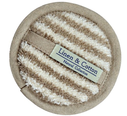 Linen & Cotton esponja para bañera ducha baño SPA (15cm, A rayas)