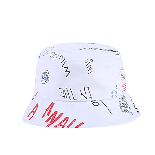 liqun Unisex Harajuku Bucket Hat Pesca Al Aire Libre   Hip Hop Cap Hombres Verano para Pescador Sombrero Mujeres Bone Feminino, B, Talla Única