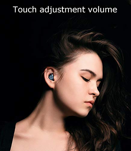 LIUQIAN Auricular Bluetooth 5.0 Biauricular inalámbrico con Trolley de Carga TWS Sports Ear Plugs Waterproof In-EA