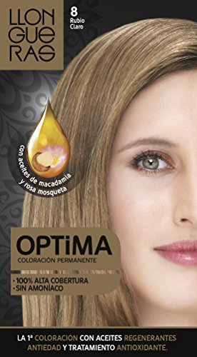 LLONGUERAS OPTIMA hair colour #8-light blond by Llongueras