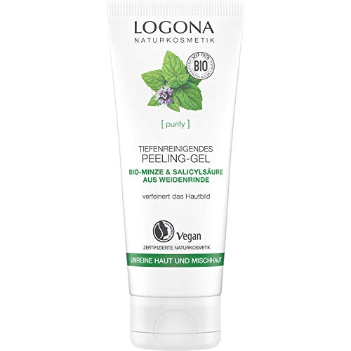 LOGONA 2608 gel de lavado y limpieza facial Mujeres 100 ml - Geles de lavado y limpieza facial (Mujeres, Piel normal, 100 ml, Tubo, Refrescante, Aceite de jojoba)