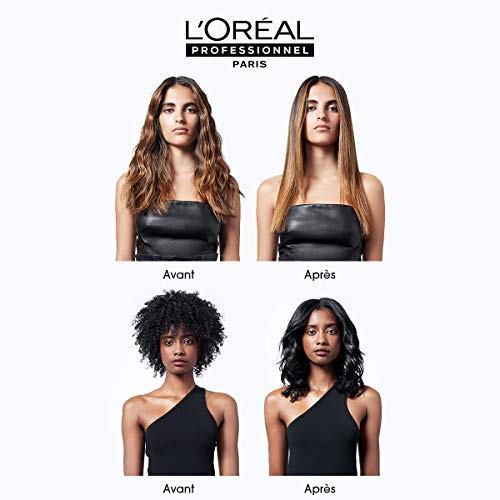 L'Oréal Professionnel Steampod 3.0 - Plancha alisadora + crema para cabello grueso de 150 ml + suero concentrado para puntas perfectas de 50 ml