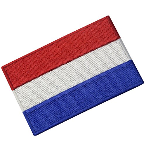 Los Países Bajos Bandera Bordada Holland Emblema Nacional Neerlandés De Hierro En Coser El Parche