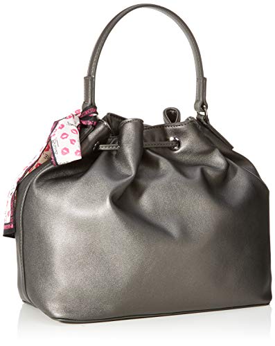 Love Moschino Jc4032pp18lc0906, Cartera estilo cubo Unisex Adulto, Gris (Fucile), 25x9x28 centimeters (W x H x L)