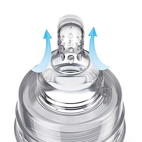 LOVI Anticólica Botella Biberón con Tetina Dinámica Silicona | 330ml | Sistema SUPER Air Vent | Protege el Reflejo Natural de Succión de Bebé | Médicamente Probado