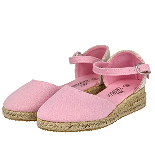 L&R SHOES - L&R SHOES 442-11 Alpargata Valenciana NIÑA - Sintético para: NIÑA Color: Rosa Talla: 30