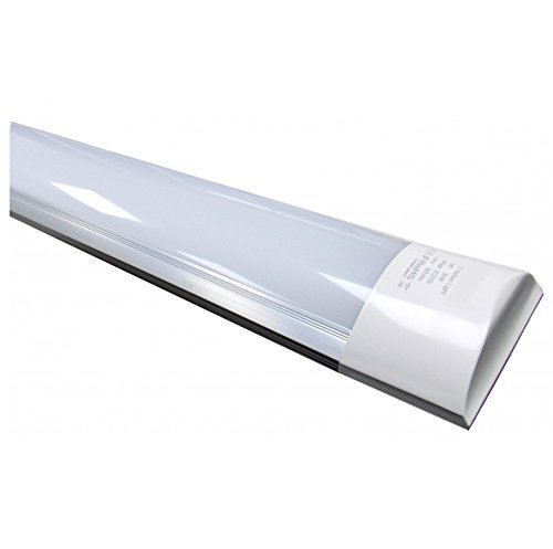 Luminaria Lámpara de techo LED 120cm. 40w. Color Blanco Frio (6500K). 3300 Lumenes. Tubo LED 120cm T8 Integrado. A++