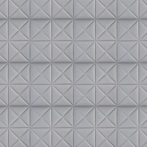 LZYMLG Adhesivos de pared de espuma tridimensional 3d habitación infantil anticolisión autoadhesiva papel tapiz jardín de infantes sala de estar dormitorio decoración pegatinas Gris plateado