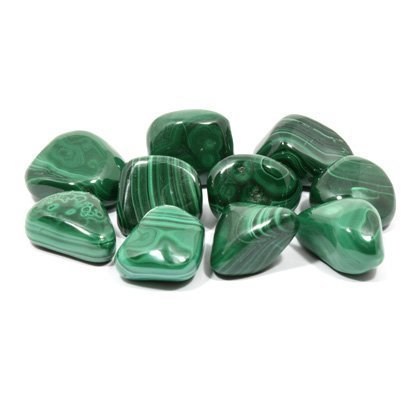 Malachite Tumble Stone (20-25mm) - Single Stone