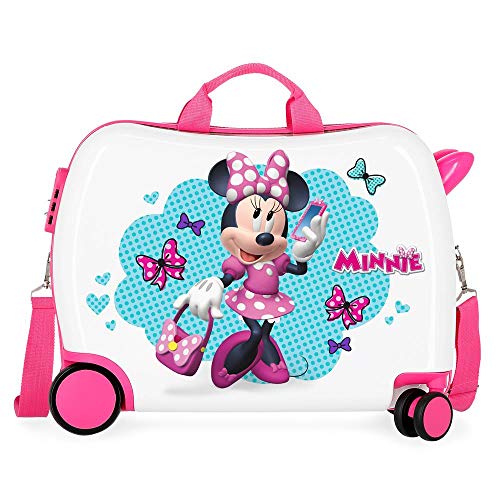 Maleta infantil 2 ruedas multidireccionales Minnie Good Mood