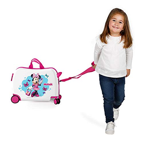 Maleta infantil 2 ruedas multidireccionales Minnie Good Mood