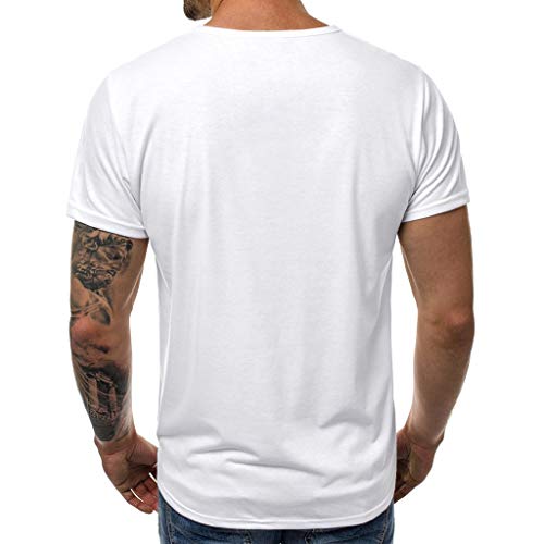 Manga Corta Camiseta Hombres Nuevo Verano Dibujos Animados Bicicleta Patrones Impresos Blusa Superior Tops Calavera 2019 Moda