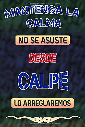 Mantenga la calma no se asuste desde Calpe lo arreglaremos: Cuaderno | Diario | Diario | Página alineada