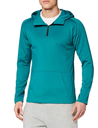 Marca Amazon - find. Sudadera con Capucha Hombre, Azul (Harbor Blue), M, Label: M