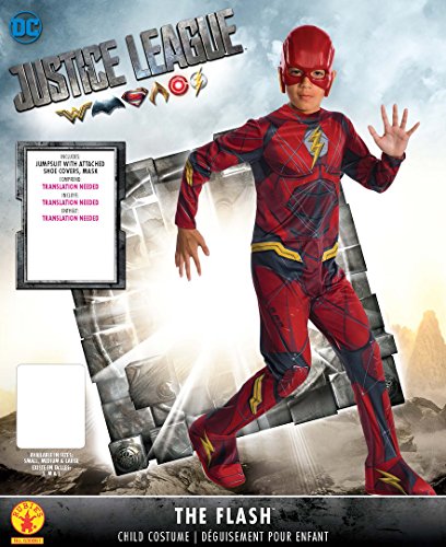 Marvel - Disfraz de Flash superhéroe para niños, infantil 5-7 años (Rubie's 630861-M)