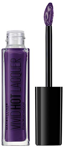 Maybelline New York Vivid Hot Lacquer rossetto liquido Effetto lacca, MAYBELLINE Color Sensational 78 Royal Unisex Adulto, azul cobalto, Estándar