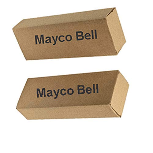 Mayco Bell Coche Fundas Para Volante 38cm Comodidad Durabilidad Seguridad (Negro Rojo)