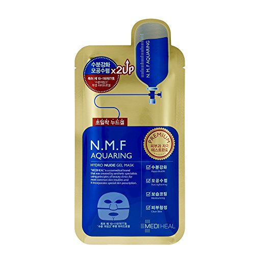 Mediheal N.M.F Aquaring Hydro Nude Gel Mask Pack 30g x10 sheets - Aqua double, Moisturzing by Mediheal