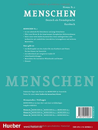 Menschen B1/2: Deutsch als Fremdsprache / Kursbuch mit Online-Lernmaterial