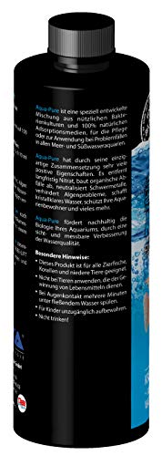 MICROBE-LIFT Aqua-Pure – Medio de Filtro líquido con bacterias vivas para Cualquier Acuario de Agua Dulce y Agua Salada, 473 ml