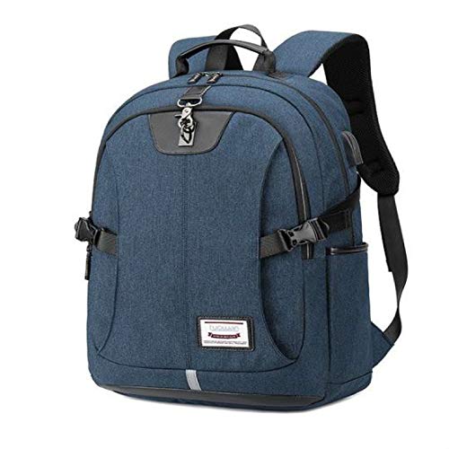 Mochila para Hombre, Tendencia de Moda, Mochila para computadora de Gran Capacidad, Simple, Informal, Secundaria, Estudiante Universitario, Mochila Escolar