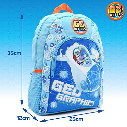 Mochilas Escolares Para Niños Pequeños De Go Jetters Cbeebies BBC Kids | Material Escolar Infantil | Bolso Escolar Infantil | Bolsas Escolares Niño Primaria | Mochila Niños Pequeños