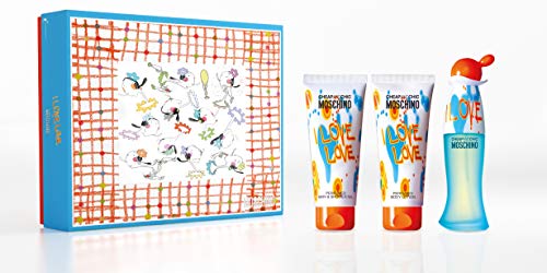 Moschino Cheap And Chic I Love Love Eau De Toilette Spray 50ml Set 3 Pieces 2020