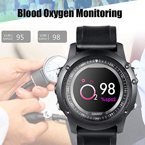 Mr.LQ T2 Tres Pulsera Anti-Inteligente Monitoreo de Movimiento Frecuencia cardíaca Oxígeno sanguíneo IP68 Resistente al Agua