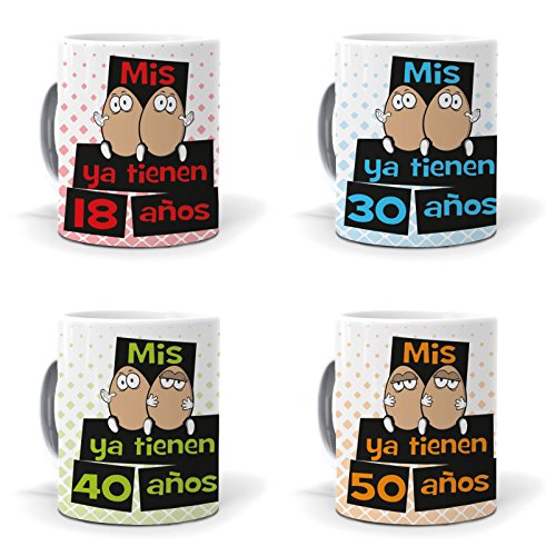 mundohuevo Taza Mis Huevos ya Tienen 30 años versión