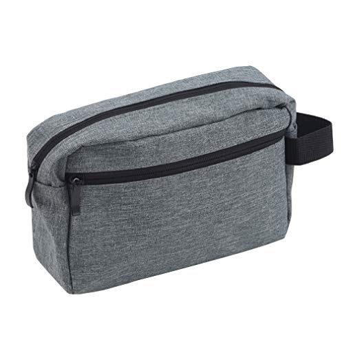 Mvude Wash Bag Waterproof Makeup Pocket Shaving Toiletries Container for Household, gris (Gris) - Mvude