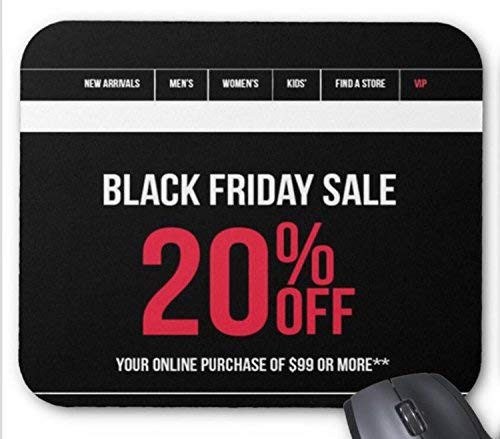 N\A Oferta de Viernes Negro 20% de Descuento patrón Mouse Pad