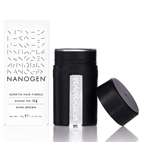 Nanogen fibras capilares queratina, Castaño Oscuro, 15g