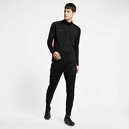 NIKE M NK Dry Acdmy Pant Kpz Sport Trousers, Hombre, Black/Hyper Pink/Hyper Pink, L