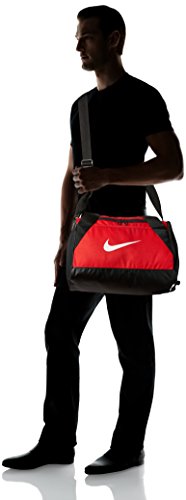 NIKE Nk Brsla XS Duff Bolsa de Deporte, Hombre, Rojo (University Red/Black/White), Talla Única