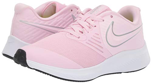 Nike Star Runner 2 (GS), Zapatillas de Running Unisex Niños, Rosa (Pink Foam/Mtlc Silver/Volt 601), 40 EU