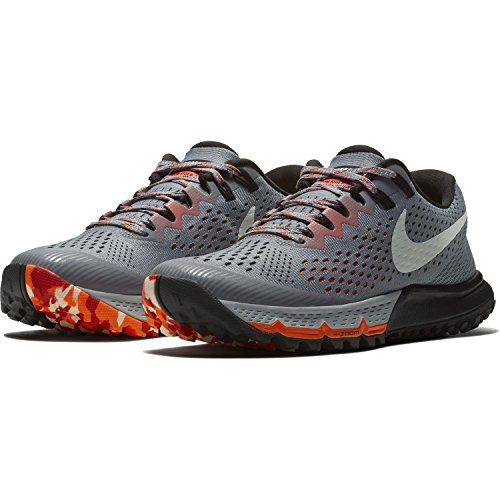 Nike W Air Zoom Terra Kiger 4, Zapatillas de Running para Mujer, Gris (Cool Grey/Black/Deep Jungle/Barely Green 003), 36 EU