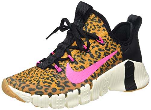 Nike Wmns Free Metcon 3, Zapatos para Correr para Mujer, Black/Pink Blast/Chutney/Sail, 36.5 EU