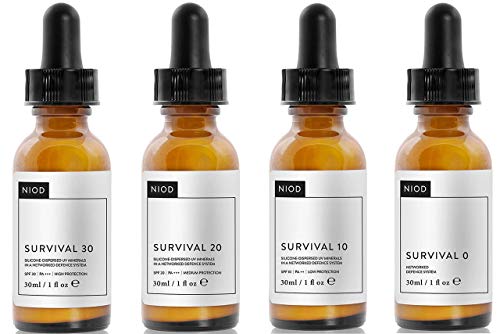 niod supervivencia 0 sistema de defensa en Red 30 ml, Diseñado para uso nocturno por todos los tonos de piel.