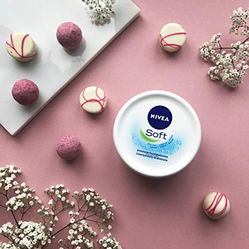 Nivea Soft - Crema hidratante, 200 ml x 4 (Pack de 4) - Version importada (Alemania)