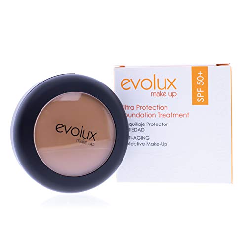 Noche y Día Evolux By Night and Day Ultra Protection Foundation Treatment SPF 50+ Maquillaje Protector Anti Edad, 12 G, Pack de 1