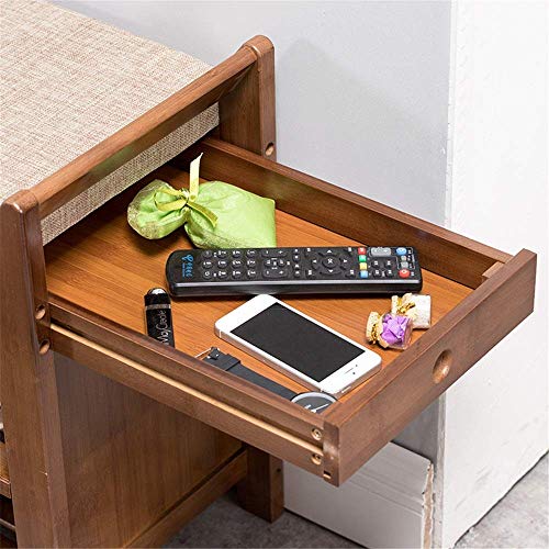 Nuokix Guardar espacio Zapatero de 3 gradas Puerta de entrada del organizador del almacenaje del zapato con asiento estante for botas ideal for Pasillo Baño Sala Corredor cocina y el jardín 100% de ba