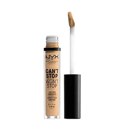 Nyx Professional Makeup Corrector No Comedogénico, Waterproof Y De Larga Duración Can'T Stop Won'T Stop 24H Tono 8 True Beige Para Pieles Medio Claras