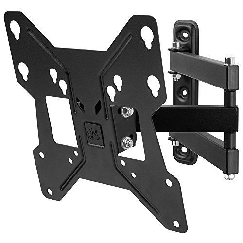 One For All WM2251 - Soporte de pared para TV de 13 a 40”, giratorio 180°, peso máx. 30kg, para todo tipo de TVs (LED, LCD y plasma), negro