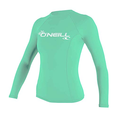 O'Neill Wetsuits - Pieles de Manga Larga para Mujer, Mujer, Camisa, 3549-216-M, Aqua Claro, M