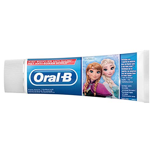 Oral-B Manual Frozen Niño/Coches Las Pastas De Dientes, 3+ Años 75 ml