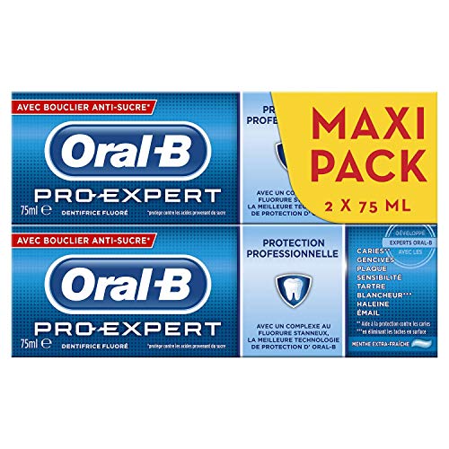 Oral-B Manual Pasta De Dientes Protección Pro Experto Profesional 2 Unidades 150 ml