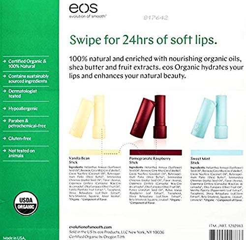 Organic Smooth Stick eos Lip Balms - For delightfully soft lips (9)