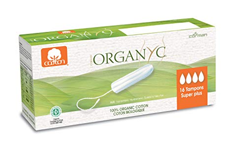 Organyc TAMPONES Super Plus 16ud, Neutro, Estándar