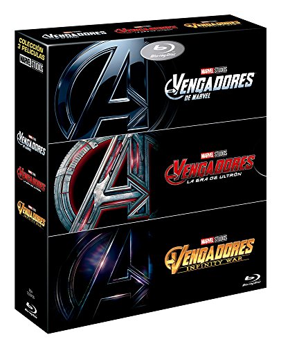 PACK Vengadores Infinity War + Vengadores + Vengadores. La Era de Ultron [Blu-ray]